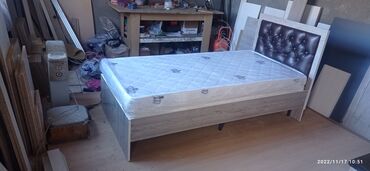 наматрасник односпальный: Продаю новый односпальные кроват ( железный каркас) (1.90×0.80)