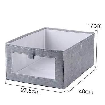 parça skaf: Qarderob üçün parçadan qutu - Ölçü: 40 x 27.5 x 17 sm - Material — 4