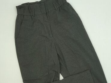 massimo dutti spodnie z wysokim stanem: H&M, Material trousers for women, size M (EU 38)