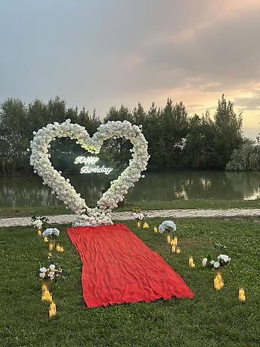 розы в колбе: Аренда фотозоны/оформления для праздника «Happy Birthday» Состав: - — 1
