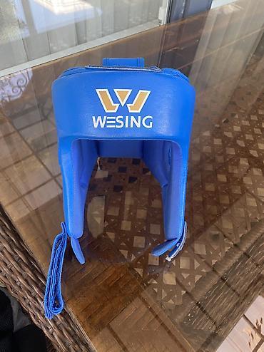 юфс пояс: Шлем для головы WESING (синий) - Тип: шлем для единоборств - — 2