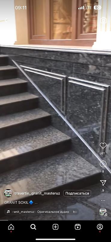 Фасадные гранитные плитки: Гранит для цоколя разные цвета Ангола блек Черный Серый Коричневый at lalafo.kg — 13 Фасадные гранитные плитки: Гранит для цоколя разные цвета Ангола блек Черный Серый Коричневый — 13