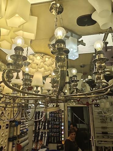omid cilcıraq: Çılçıraq, 8 lampa, Metal — 1