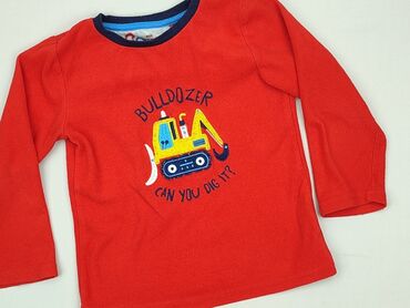 koszulka z traktorem dla dziecka: Bluza, 4-5 lat, 104-110 cm, stan - Bardzo dobry