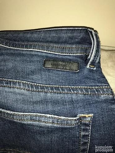 Farmerke: Original DIESEL farmerice 32/33 KAO NOVE 100% cotton Polustruk 44cm — 10