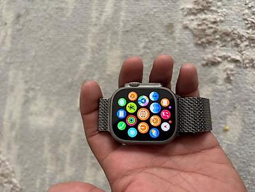 обмен титан: Смарт-часы в стиле Apple Watch с крупным квадратным дисплеем и — 3