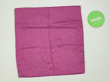 kik doniczki: Poszetka męska w kolorze fuksji/magenta z eleganckim żakardowym wzorem — 3