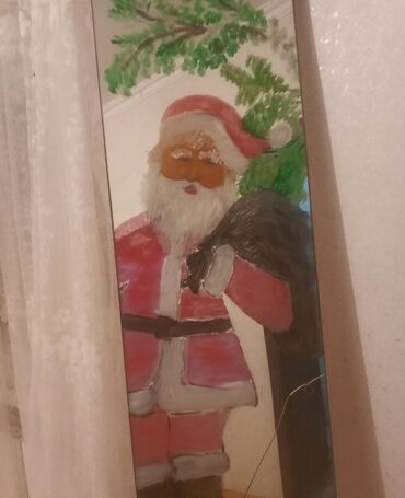 Bayram bəzəkləri: Yeni il vitraj rəsmləri – pəncərə və vitrin bəzəyi - Xidmət: Şüşə — 6