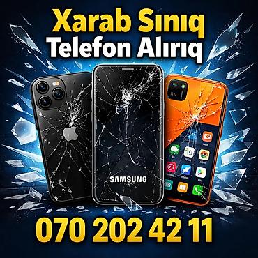iphone təmiri: Xarab və sındırılmış telefonların qəbulu xidməti. - Ekranı, arxa — 1