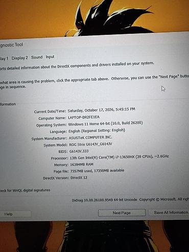 clash of clans klan satisi: İşlənmiş ASUS ROG, 16 ", Intel Core i7, 512 GB — 3