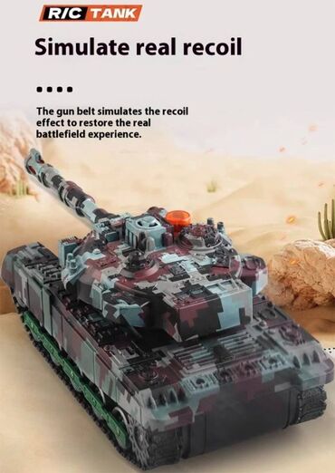 Ostalo: Nov RC tenk. Može da se kreće napred, nazad, levo. desno, da mu se — 6