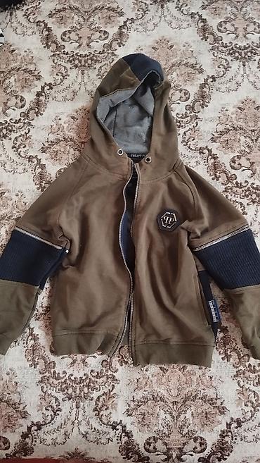 papaqlı yun bodilər: Uşaq üçün Philipp Plein kapüşonlu svitşot/kurtka Əla vəziyyətdə — 1