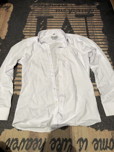 детская школьная рубашка: Школьная форма, цвет - Белый, Новый