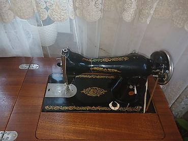 Tikiş maşınları: Elektrik tikiş maşını – şkaf-stol komplekti ilə - Klassik mexaniki — 1