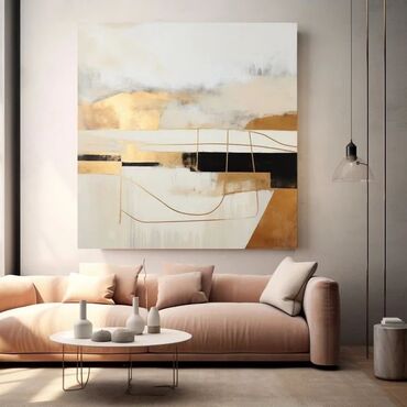 Dizayn, layihə: Modern. Abstrakt janr. Tək tablo. Müasir interyerdə mütləqdir, çünki — 39