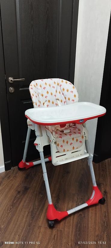 Yemək masaları, oturacaqları: Chicco Polly firmasinin usaq masasi Satilir 350 man alinib.ön və arxa — 5
