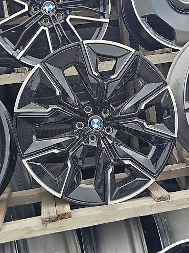 bmv disk: BMW orijinal dizaynlı yüngül lehimli disklər - Rəng: parlaq qara — 1