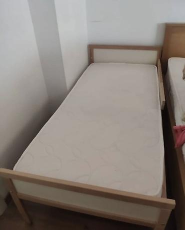 Беговые дорожки: Продаю комплектом: • Кровать IKEA SNIGLAR, массив бука, размер 70×160 — 1