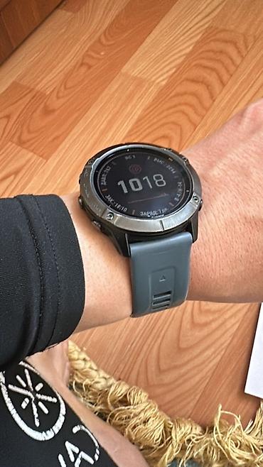Garmin: Смарт-часы Garmin Fenix 6 про солар, состояние отличное, батарея — 4