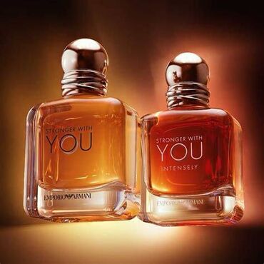 Ətriyyat: Armani Stronger With You Tobacco və Armani Stronger With You Intensely