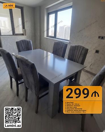 Məhsul: Masa Dəsti - Ölçülər: 90 × 160 sm - Mexanizm: Açılmayan -
