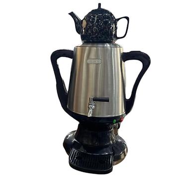 сад: №: 5055 Məhsulun adı: Samovar Galaksi, GES-028, 2300W, EX_black/siver — 1