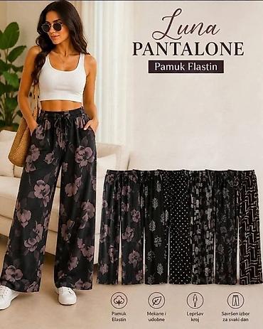 under: Luna / Velvet pantalone – ženske ležerne široke pantalone 3kom po — 1