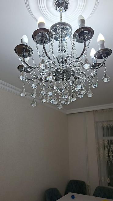 İşıqlandırma: Çılçıraq, 8 lampa, Metal — 2