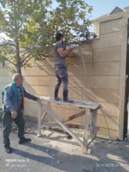 Balkonlar: #Betonkesme #betondeşmə Beton kubik kərpic - dən kəsim deşim