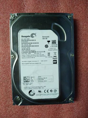 seagate: Накопитель, Б/у, Seagate, HDD, 512 ГБ, 3.5", Для ПК