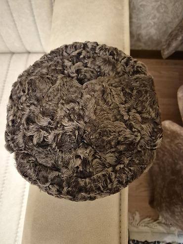 karakul: Karakul dərisindən klassik papaq. - Material: təbii karakul — 1