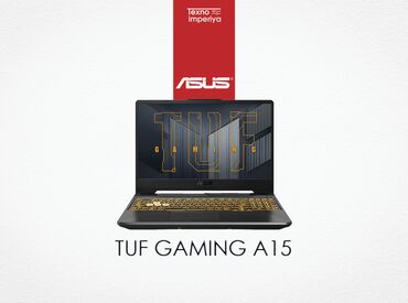 ASUS: Yeni ASUS TUF Gaming, 15.6 ", AMD Ryzen 5, 512 GB, Pulsuz çatdırılma