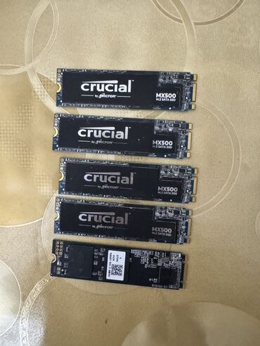 hdd 2 5: Маалымат алып жүрүүчү, Колдонулган, Crucial, SSD, 512 ГБ, Ноутбук үчүн