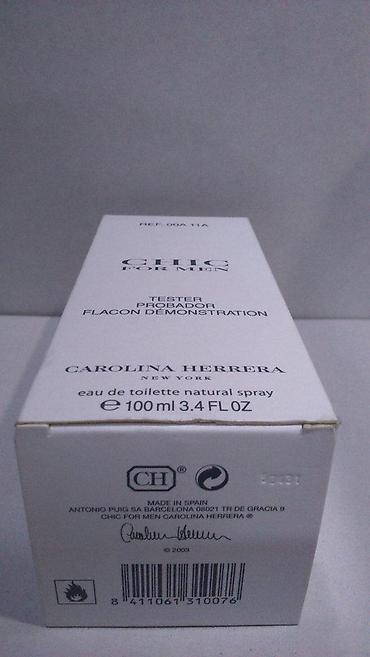 Parfemi: CAROLINA HERRERA CHIC MEN EDT100ML TSTR | Carolina Herrera Chic men — 5