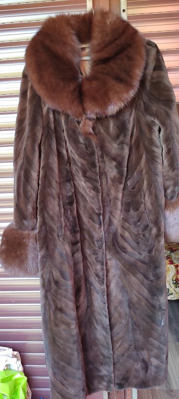 kozne jakne stradivarius: XL (EU 42), With lining, Arctic fox, color - Brown