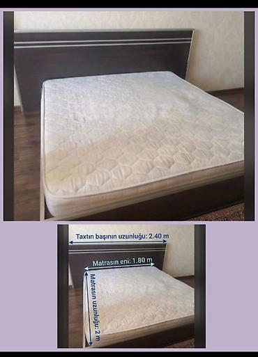 dosek satisi: Taxt satilir. Matras daxil. *Qiymeti 149 Azn.* Unvan Mehdiabad — 1