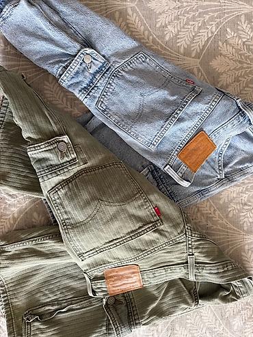 leopard 7: Шорты Levi’s Premium, карго/рабочий стиль, мужские. - Модели — 2
