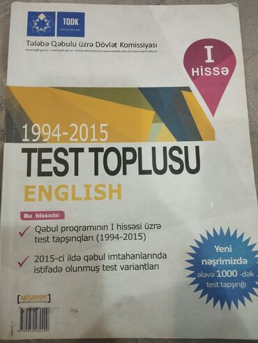 русский язык банк тестов 2 часть pdf: Məhsul: “Test Toplusu – English (I hissə) 1994–2015” Təsvir: - Tələbə