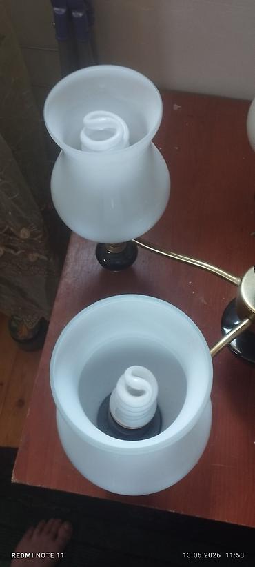 lustr ventilator: Çılçıraq, 5 lampa, Metal — 2