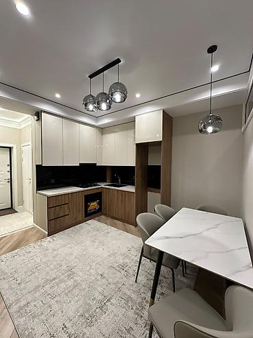 центральный мечеть: 2 комнаты, 50 м², Асанбай мкр Элитка, 11 этаж, Евроремонт — 1