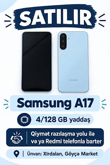 analoq kamera: Samsung Galaxy A17, 128 GB, rəng - Mavi, Hissə-hissə ödəniş — 1