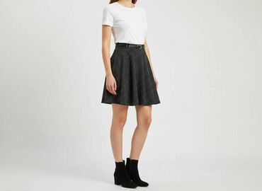 czarne spódniczka new yorker: Sinsay, Women`s skirt, size XS