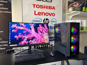 anycast qiymeti: Msi 27 ing 250Hz Monitor Curved CPU i5-12400F AnaPlata Msi Pro H610M E