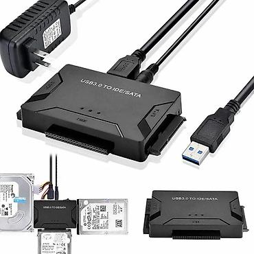 жесткий диск переходник: USB 3.0 to Sata & IDE converter адаптер конвертер сата иде USB — 1
