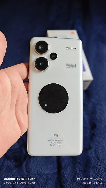 стабилизатор видео: Redmi, Redmi Note 13 Pro Plus, Б/у, 256 ГБ, цвет - Белый, 2 SIM — 8