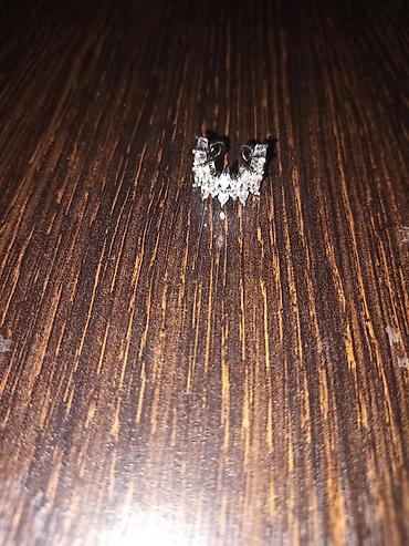 Бижутерия: Gümüş rəngli ear cuff (deşik tələb etmir) - Model: qulaq qığılcım — 1