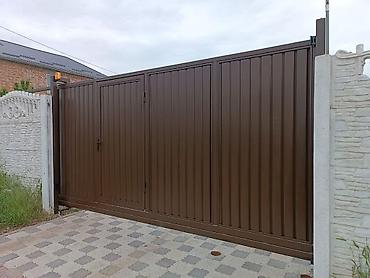 Распашные ворота: Металлические, Механические, Другой бренд, Для магазина, Для холодильника, Для гаража, С калиткой, Оптом, Новый, Бесплатная установка at lalafo.kg — 4 Распашные ворота: Металлические, Механические, Другой бренд, Для магазина, Для холодильника, Для гаража, С калиткой, Оптом, Новый, Бесплатная установка — 4