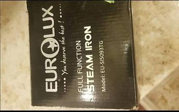 buxar ütüsü: Eurolux buxarlı ütü – Model: EU-SI5093TG,teze karobkada — 2