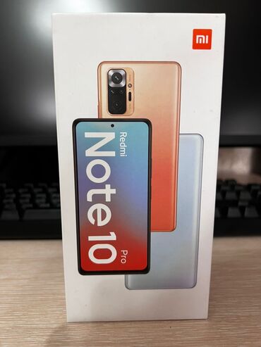 чехол redmi note 8 pro: Xiaomi, Redmi Note 10 Pro, Б/у, 128 ГБ, цвет - Голубой, 2 SIM