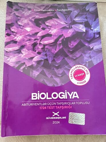 dim informatika pdf 2024: Məhsul: “Biologiya – Abituriyentlər üçün tapşırıqlar toplusu” (II